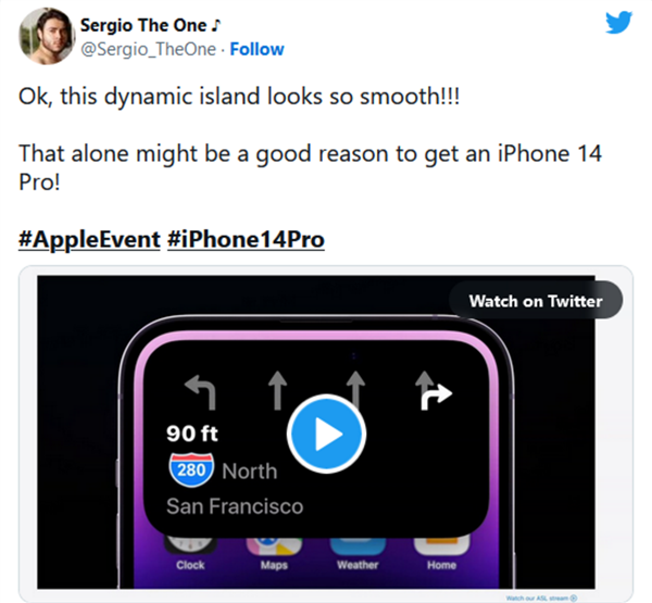 iPhone14热卖！众多用户为灵动岛买单：苹果碾压同行的优秀设计